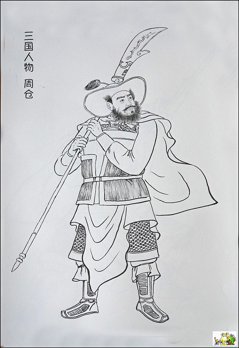 三国人物7我的线描画